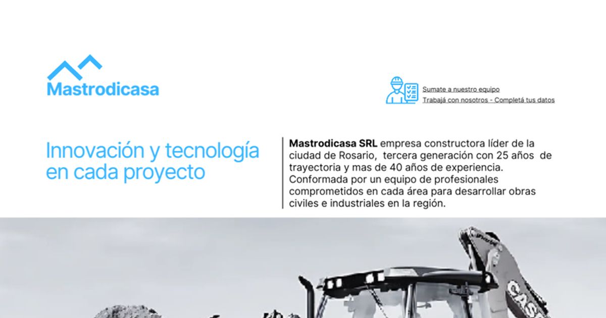Mastrodicasa Construcciones logo